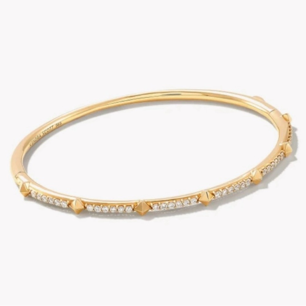 Kendra Scott Astrid 14K yellow gold and genuine diamond bracelet